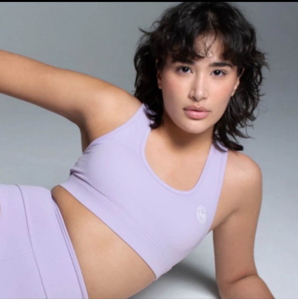 🏷️WHAT WAIST FUSION LIGHTWEIGHT SPORTS BRA - LILAC 2XL